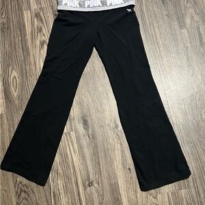 Victoria's Secret Gray and Black Yoga Pants